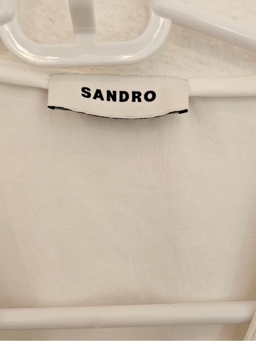 Sandro Lylie White Button Dress - Picture 7 of 9